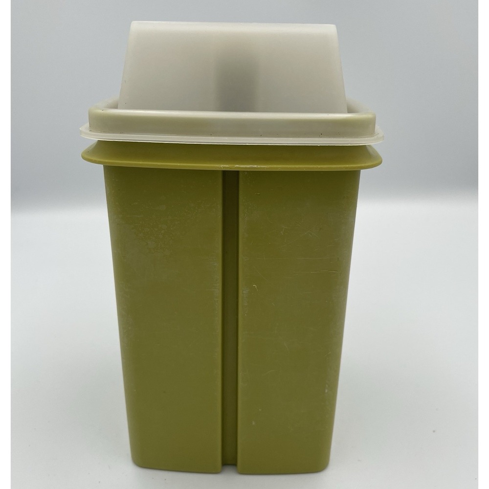 Vintage Tupperware Pickle Pepper Keeper Olive Avocado Green Deli 3 Piece - Picture 4 of 16